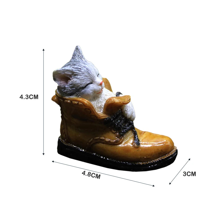 Hairless Cat Animal Home Decor Figurines