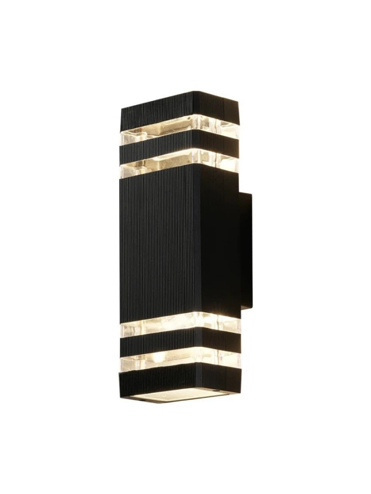 Outdoor wall lights Exterior wall waterproof lUpper and lower double-headed pillars Outdoor light
