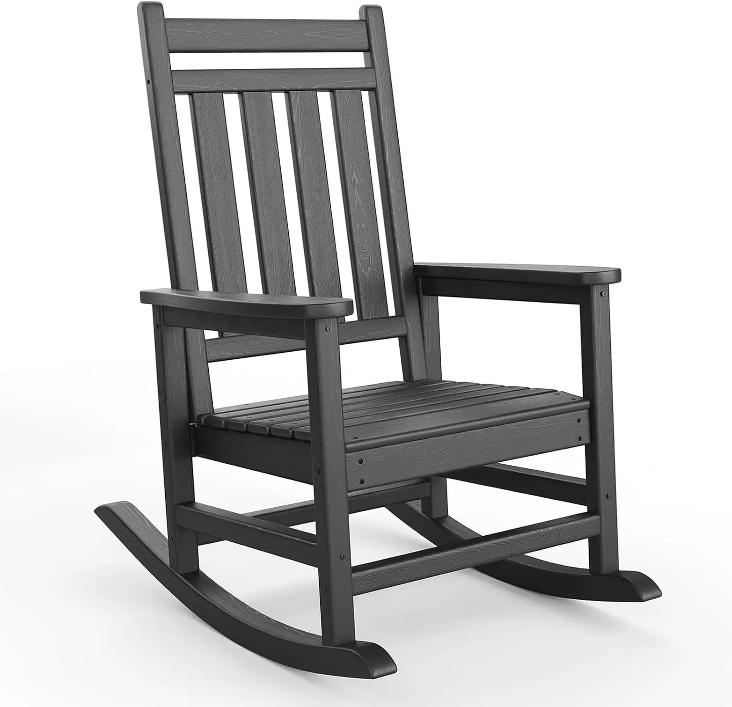 Outdoor Rocking Chair, All-Weather Patio Rocking Chairs for Adults, 380lbs Weight Capacity, for Porch