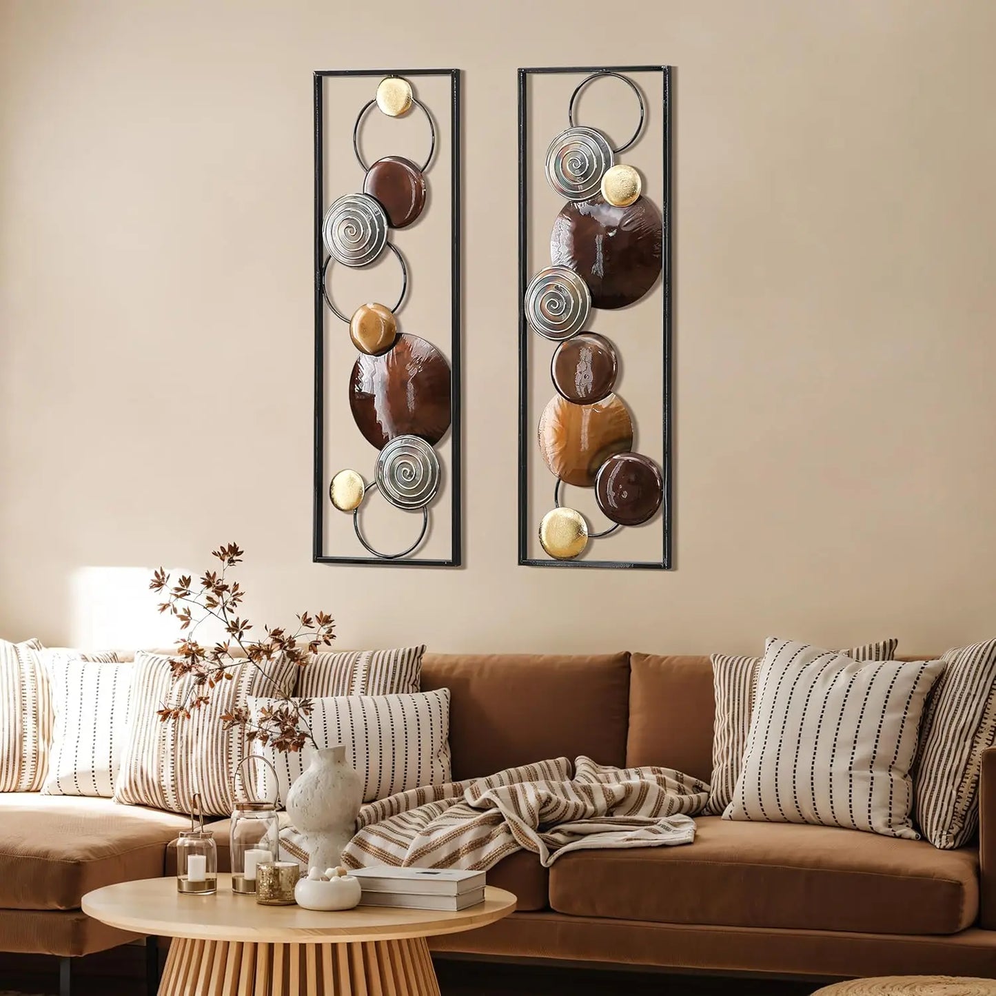 2 Pieces Abstract Wall Décor