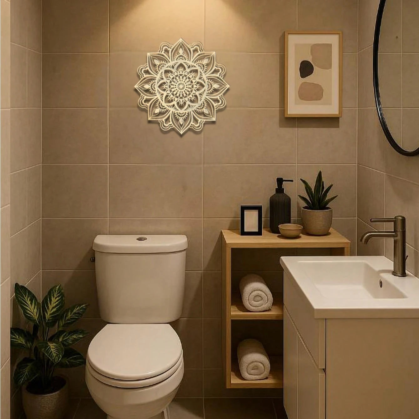 Gold Metal Wall Art Decor