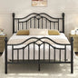 Bed Frame with Headboard and Footboard, Modern Metal Platform Bed Frame for Kids, Support Up to 800LBS, No Box Spring Neede