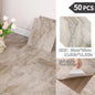NINETAI Peel And Stick Floor Tile, 50pcs Vinyl Plank Wood Grain