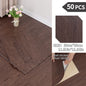 NINETAI Peel And Stick Floor Tile, 50pcs Vinyl Plank Wood Grain