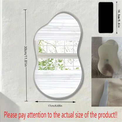 1pc Irregular Wall Mirror For Home Decoration, Room, Bathroom Living Room