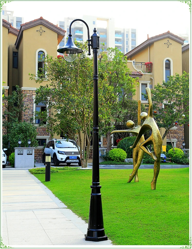 European-Style  Street Lamp  Waterproof Household Double-Head High Pole