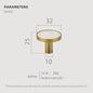 Dooroom Brass Furniture Handles Shell Simple Nordic Pastoral Cupboard Cabinet Drawer Round Colorful Pulls