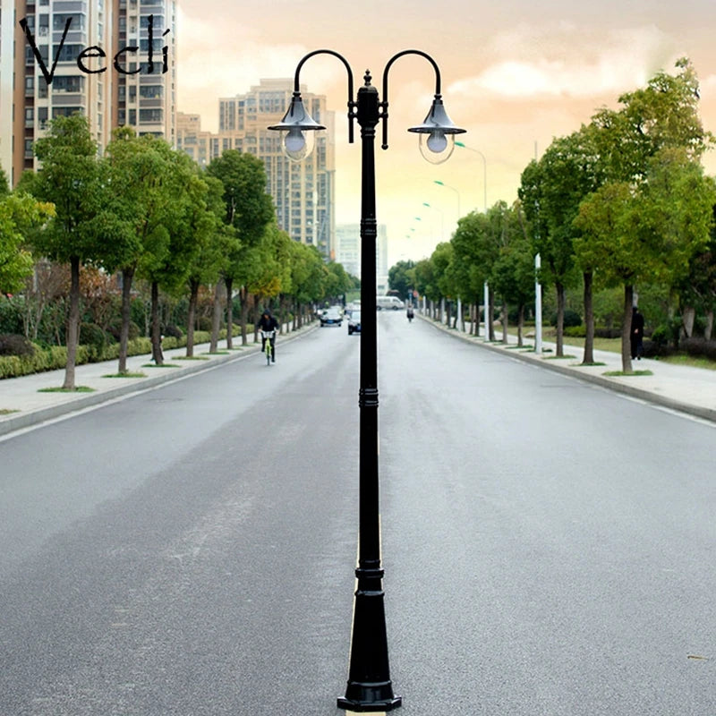 European-Style  Street Lamp  Waterproof Household Double-Head High Pole