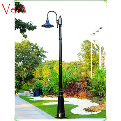 European-Style  Street Lamp  Waterproof Household Double-Head High Pole
