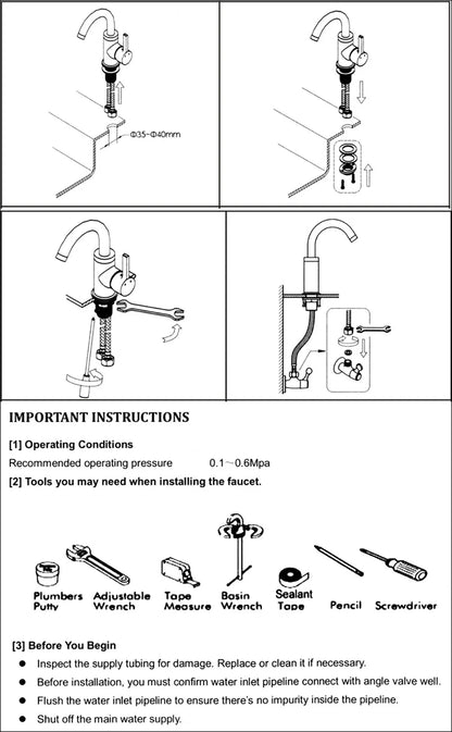 Black Kitchen Faucet With Pull Down Spring Sprayer Deck Mounted Hot and Cold Water Mixer