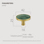 Dooroom Brass Furniture Handles Shell Simple Nordic Pastoral Cupboard Cabinet Drawer Round Colorful Pulls
