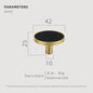 Dooroom Brass Furniture Handles Shell Simple Nordic Pastoral Cupboard Cabinet Drawer Round Colorful Pulls