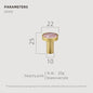 Dooroom Brass Furniture Handles Shell Simple Nordic Pastoral Cupboard Cabinet Drawer Round Colorful Pulls