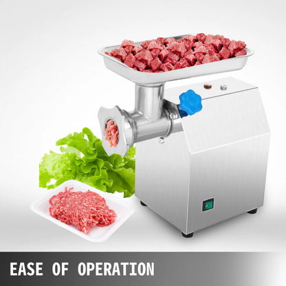 SucceBuy 250Kg/H Electric Meat Mincer Grinder Commercial Kitchen Chopper
