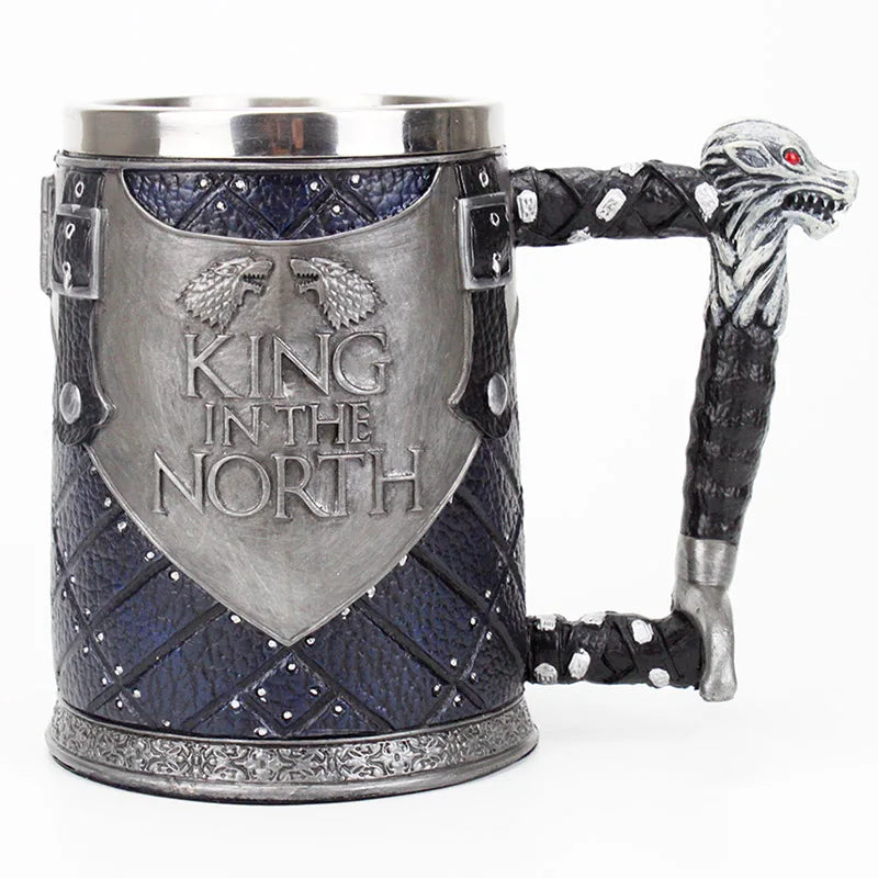 GOT Mugs Stainless Steel and Resin Beer Mug
