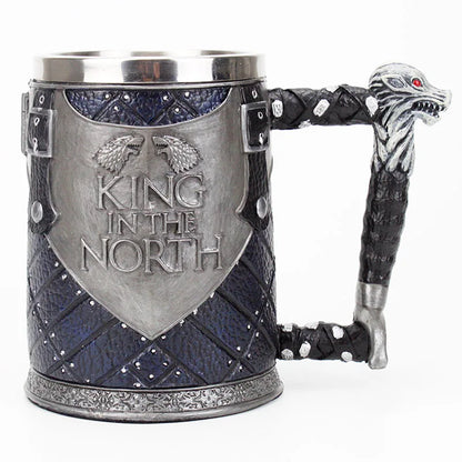 GOT Mugs Stainless Steel and Resin Beer Mug