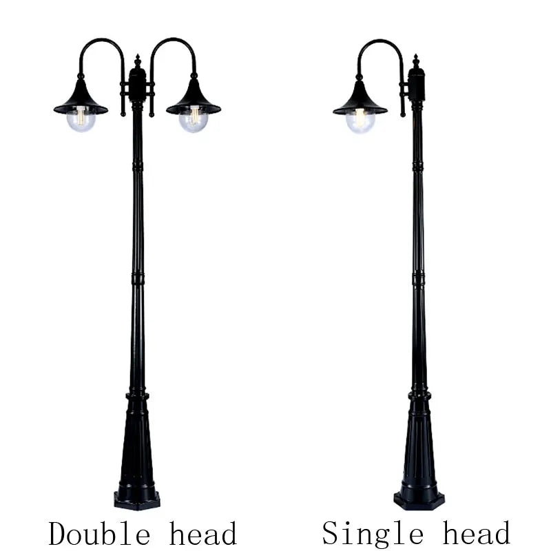 European-Style  Street Lamp  Waterproof Household Double-Head High Pole