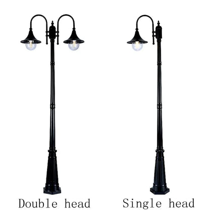European-Style  Street Lamp  Waterproof Household Double-Head High Pole