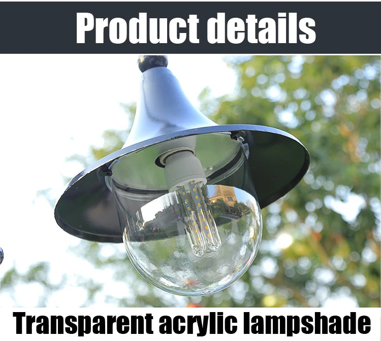 European-Style  Street Lamp  Waterproof Household Double-Head High Pole