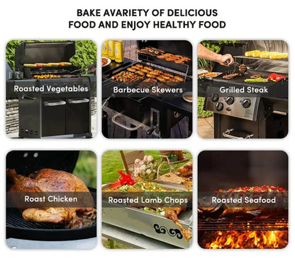 Modern Modular Functional Stainless Steel Outdoor Kitchen Grill Cooktop Sink Fridge LED For Backyard Patio Garden