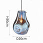 Modern Creative Colorful Glass Chandelier Contemporary Irregular Shape