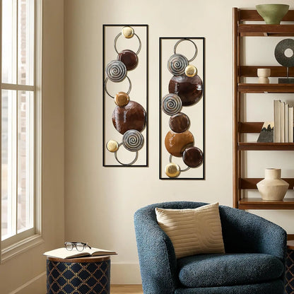2 Pieces Abstract Wall Décor