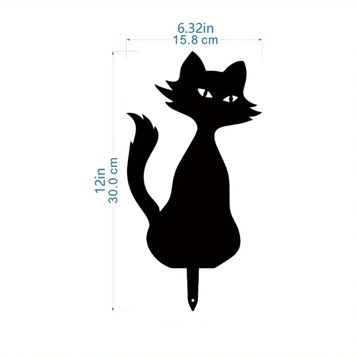 Exclusive Cute Cat Garden Decorative Silhouette -Perfect Outdoor Statues for Garden