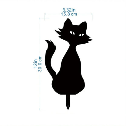 Exclusive Cute Cat Garden Decorative Silhouette -Perfect Outdoor Statues for Garden
