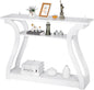 Console Table, Entryway Table with 3 Tier Storage Shelves,
