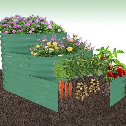 Raised Garden Bed, Outdoor Planter Bed for Gardening and Planting, Bed for Vegetables