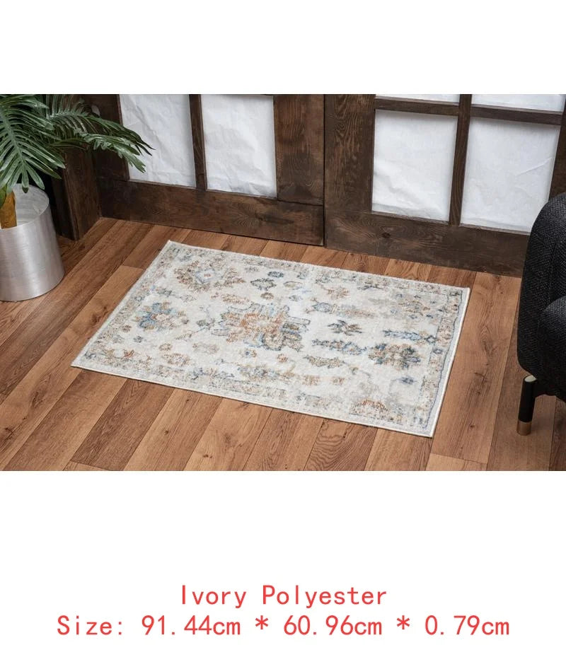 Ivory 7 ft 10 in x 10 ft 3 in Area Rug,