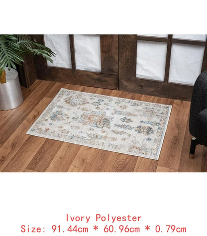 Ivory 7 ft 10 in x 10 ft 3 in Area Rug,