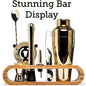 Cocktail Bar set Mixology Bartender Kit: 10-Piece Bar Tool Set
