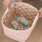 Rural Flower Clothes Basket, , Large Capacity