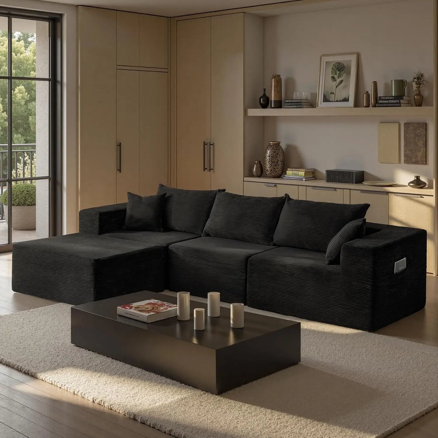 Cloud Sectional Couch with L-Shape Chaise