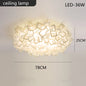 Exquisite Leaves Dimmable LED Ceiling Lights White Remote Control