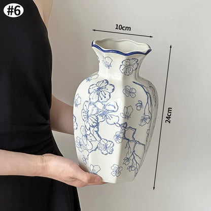 Ceramics Nordic Vase Flower Vase Bedroom Kitchen Tabletop