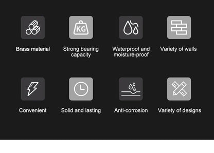 Antique Bronze Bathroom Hardware Set