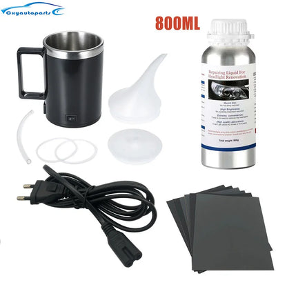 800ML Car Headlights Restoration Liquid Polymer For Headlight Polishing