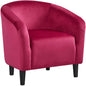 Barrel Chair, Modern Accent Chair Comfy Velvet Chair  for Living Room Bedroom Office,