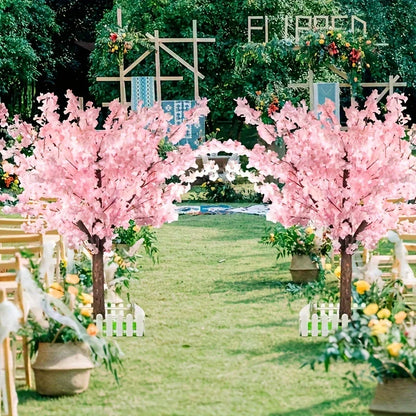 Artificial Cherry Trees Natural Cherry Blossom Pink Tree Outdoor