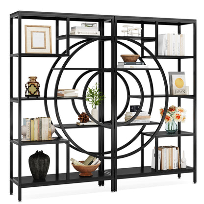 Tribesigns Bookshelf Industrial 5 Tier Etagere Bookcase,