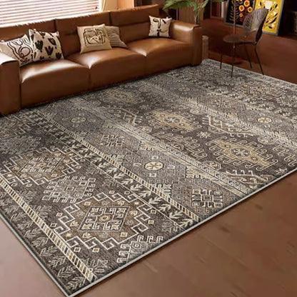 American Retro Style Carpets for Living Room Plush Carpet