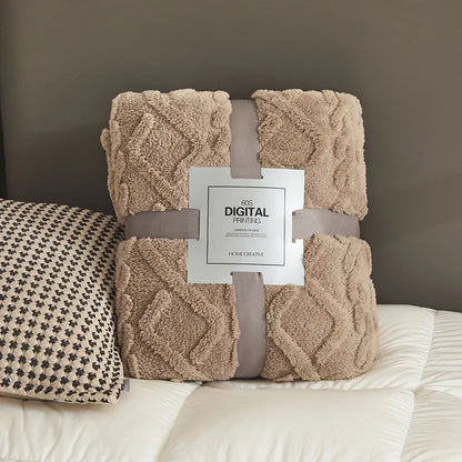 Fluffy Coral Velvet Blanket