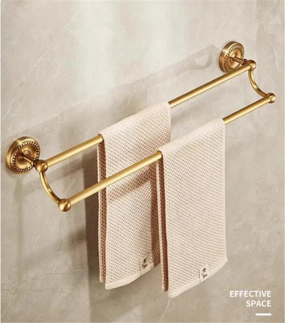 Bathroom Accessories Brass Antique Towel Rack,Paper holder Toilet Brush Holder,Towel Hanger Bath Hardware