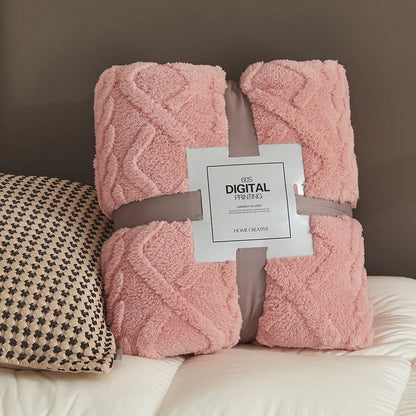 Fluffy Coral Velvet Blanket