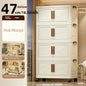 Foldable Storage Box with Clear Door - Spacious, Durable, - Ideal for Organizing Clothes, Books, Toys, and