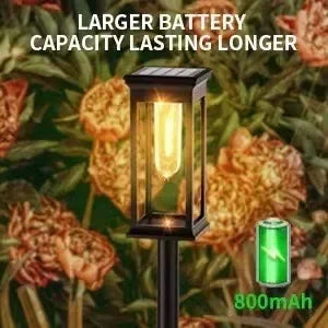Waterproof LED Solar Lights for Garden Yard Driveway -  Outdoor Landscape Lighting Auto On/Off