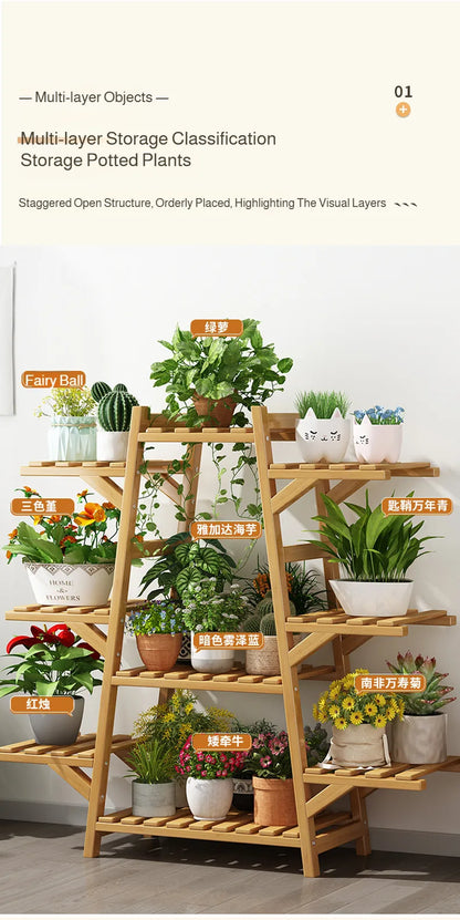 Floor-standing Rack Multi-layer Balcony Flower Rack