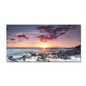 Beach Sunset Wall  Large Landscape Canvas Painting